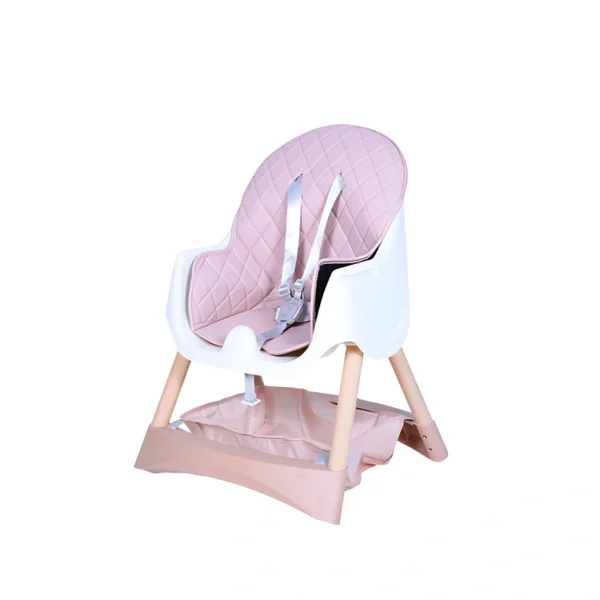 Chaise Haute Préstige 2 Niveaux Finition Bois Mon Bébé