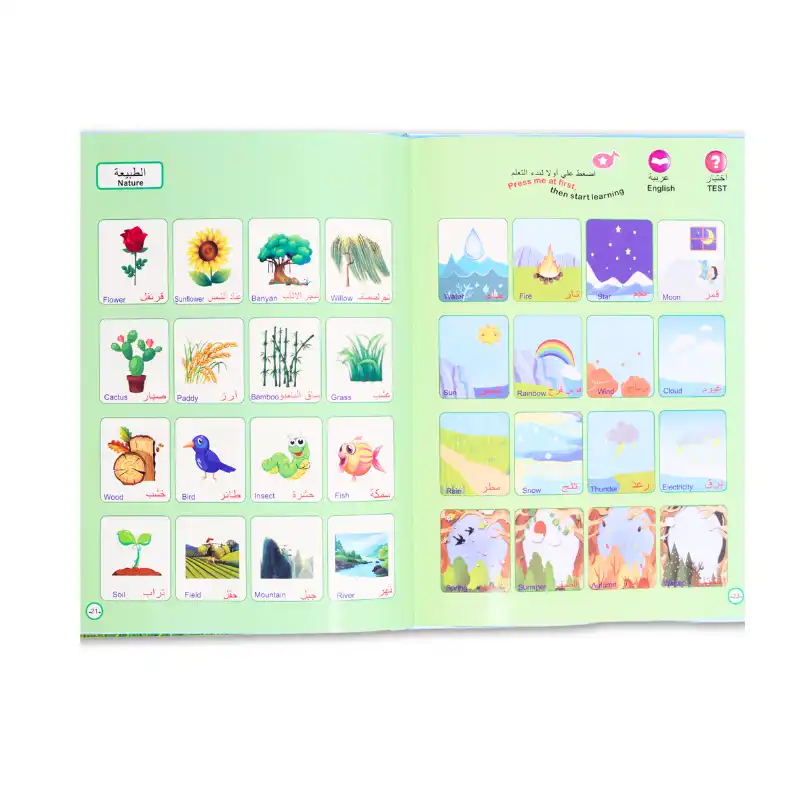 Premier Livre Éducatif Anglais Arabe Pour Enfants