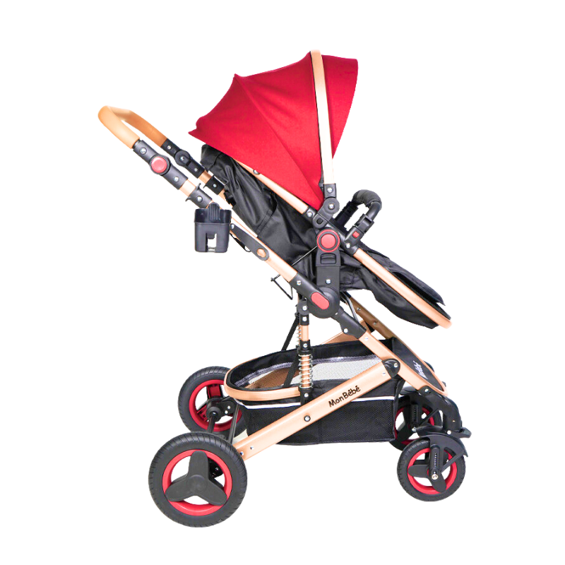 Poussette Mon Bébé Réversible Originale Beige 
