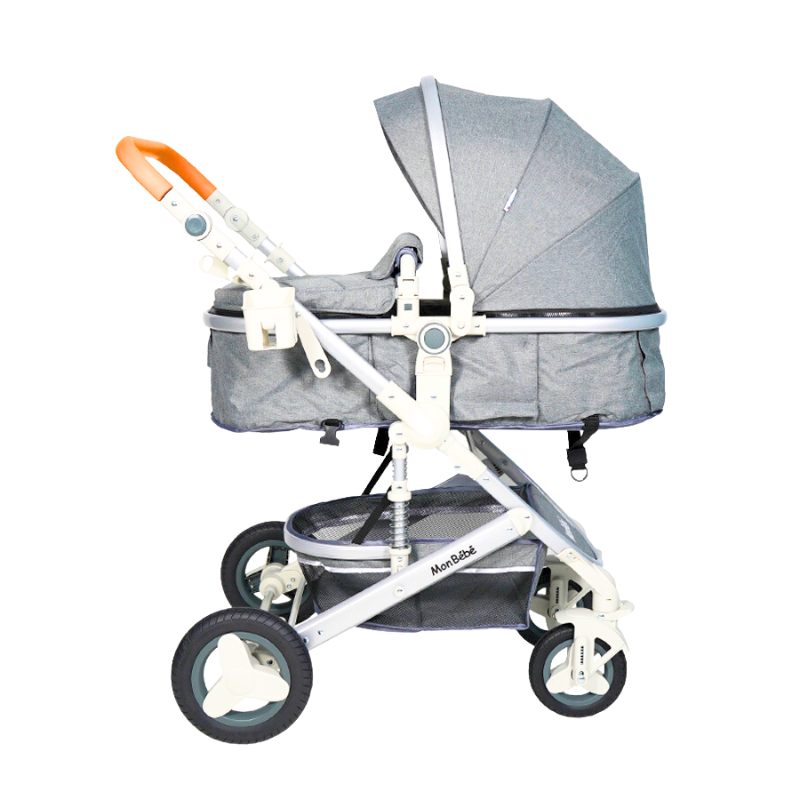 Poussette Mon Bébé Réversible Originale Beige 