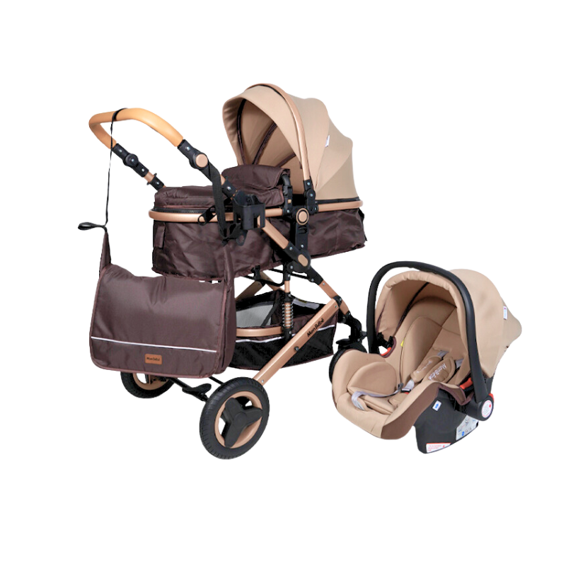 La Nouvelle Poussette Urbaine Mon Bebe Reversible Originale Avec Sac et Maxi Cosi 3 en 1 smartkidsland.ma