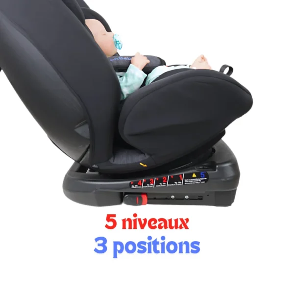Siège Auto Pivotant 360° ISOFIX Évolutif Confort 36kg